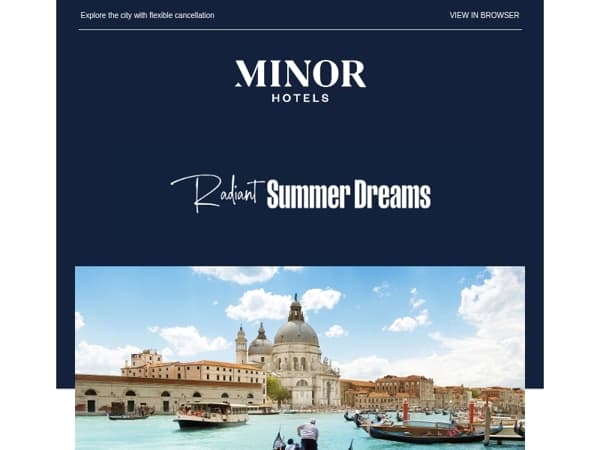 Mail Aanbiedingen, up to 25% off your summer getaways 🌞🏙️