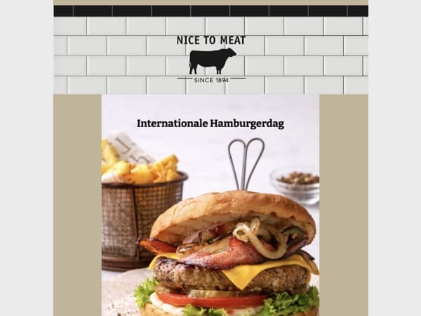 🍔 Het is Internationale Hamburgerdag! Dat belooft wat op de BBQ dit weekend...