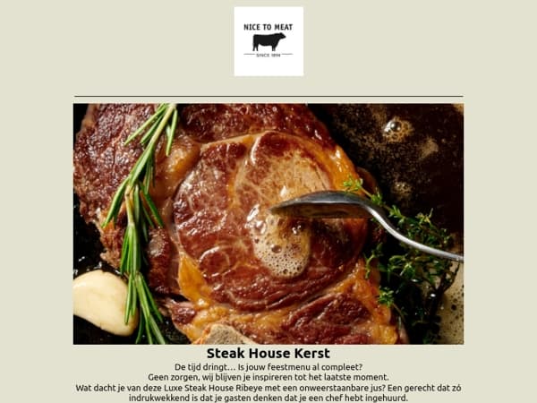 🌲 Pre Xmas comfort food & recept Luxe Steak House Ribeye🥩