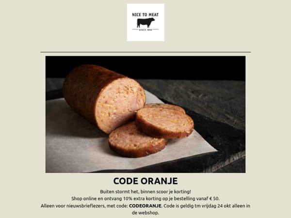 🍁C🌧 Code oranje, shop online en scoor ook die 🌪 snelle 10% korting!