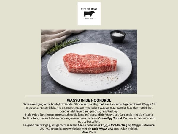 Wagyu Carpaccio 🥩  Bekijk de video en maak 'm ook