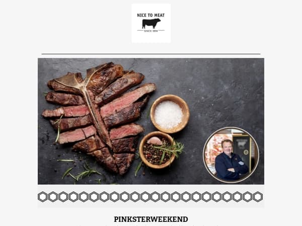 Gratis rub en Pinkster korting op onze Chateau Briands🥩 (maak de Sunday Roast!)