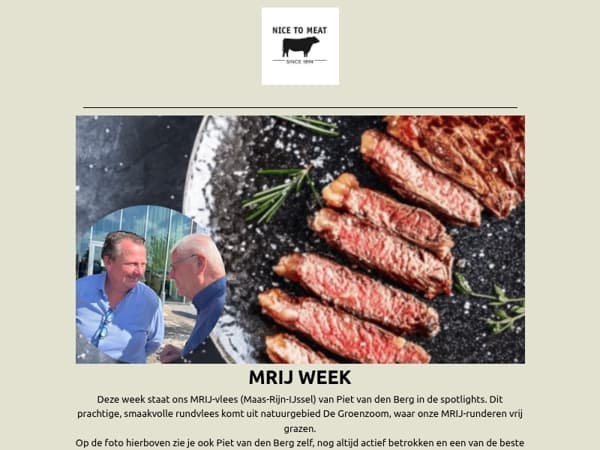 🥩 MRIJ van Piet van den Berg week. Het lekkerste vlees van eigen bodem🇱🇺