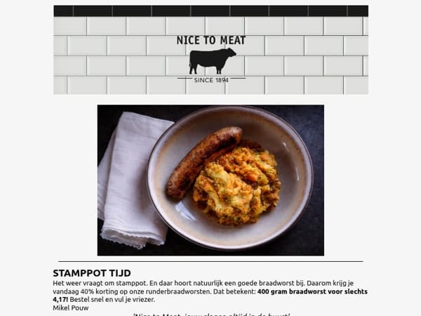 Rectificatie: PURO Angus Bavette is niet verkrijgbaar. We bieden je graag de 🥩 Schotse Angus aan!