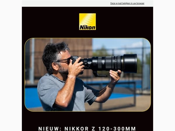 Ontdek de nieuwe NIKKOR Z 120-300mm f/2.8 TC VR S