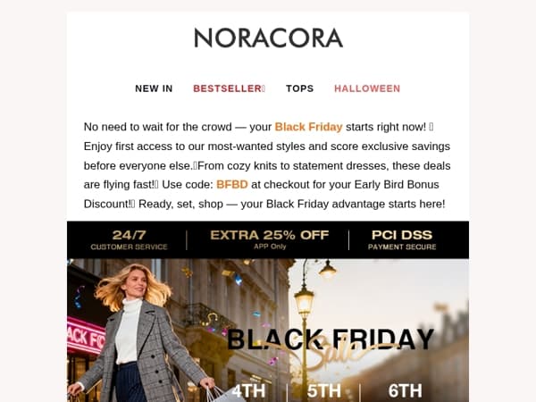 ⏰ Early Bird Gets the Best Deals – Black Friday Starts Now! 🖤