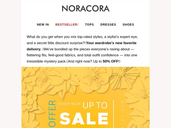 💖 Fan Favorites, Closet-Approved – Grab a Stylist's Secret Pack Full of 5-Star Looks at 50% OFF!😍