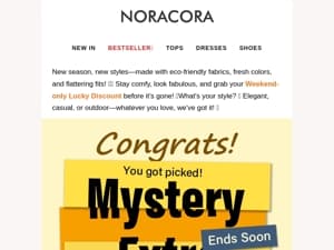 💐Secret Spring Picks Unlocked! 🥳Refresh Your Weekend Wardrobe with Up to 50% OFF!✨