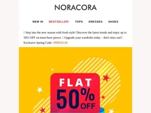 New Season, Fresh Finds!🍃Refresh Your Wardrobe with Our Must-Haves for the New Season!🥳Up to 50% off!✨