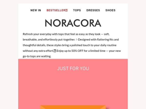 🌿 Easygoing Tops with Elevated Style — Up to 50% OFF