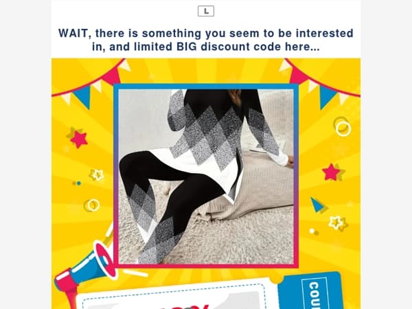 WAIT, there is something you seem to be interested in, and limited BIG discount code here...