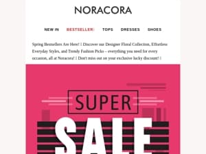 New Season, New Style!🌸Revamp Your Wardrobe with Our Top Picks of the Season!🌟Enjoy Up to 50% OFF!