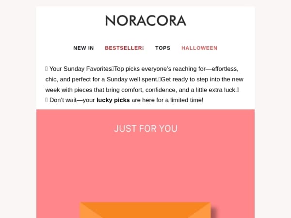 🌞 Sunday Reset: Kick Off the Week with Style & Lucky Savings! 💫