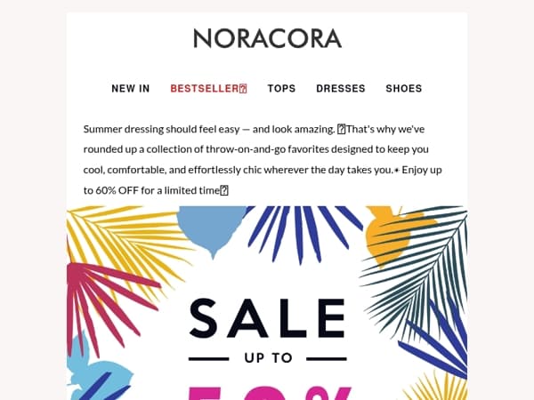👗 Throw-On-and-Go Summer Looks — Save Up to 60% OFF