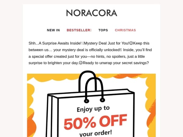 Shh...A Surprise Awaits Inside! 🎉Mystery Deal Just for You!😉