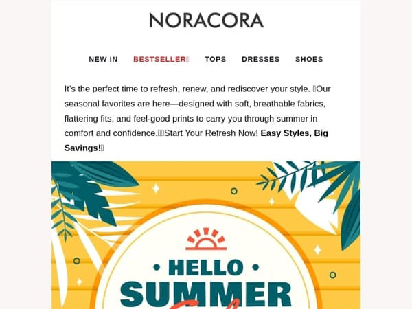 🌷Your Wardrobe Refresh Starts Here – Up to 50% OFF Seasonal Favorites!🤩