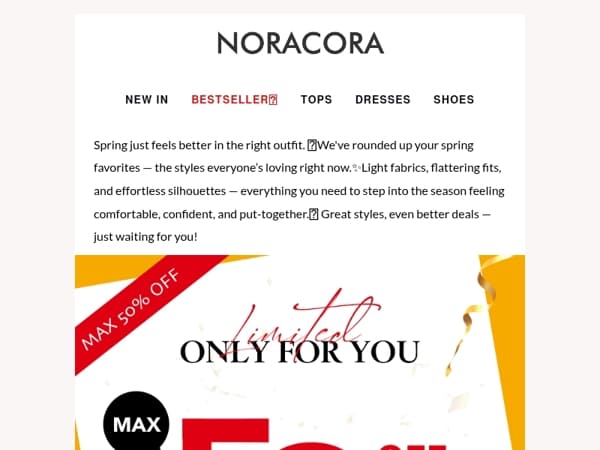 🌷 Spring Favorites — Styles You'll Love, Deals You'll Love More✨