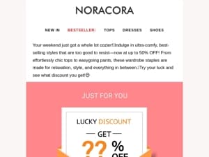 🥳Weekend Wardrobe Snack Attack!🍪Grab Bite-Sized Deals – Up to 50% OFF "Too Comfy to Resist" Styles!