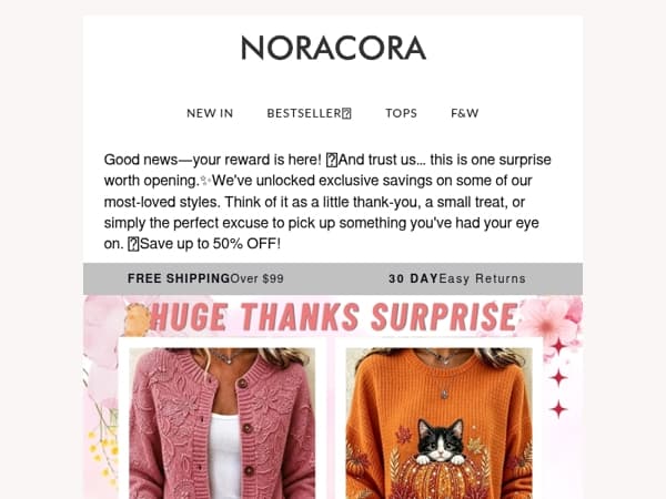 Your Reward Has Arrived!🎁
