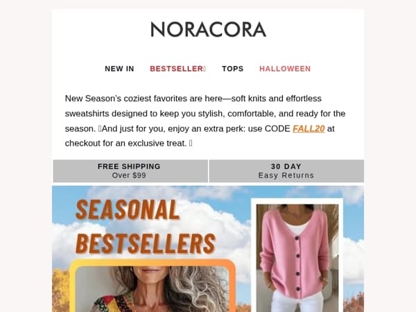 ✨ New Season Bestsellers: Fresh Sweaters & Sweatshirts – Up to 50% OFF! 🌟