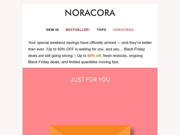 💌Your Special Weekend Savings Are Here — Up To 60% Off!✨