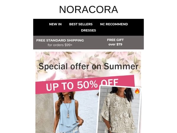 NORACORA Sales Promotion💥Stop staring, Start shopping!~👀
