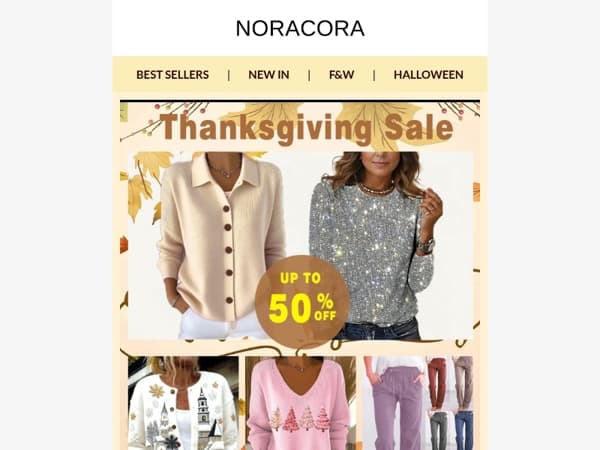 ⚡Last Chance: Thanksgiving Deals End Tonight