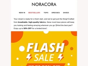 🎉Your Wardrobe Called—It Wants a Refresh!✨Grab This Season's Hottest Styles—Up to 50% OFF!🔥