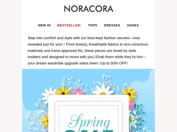 👀 Too Good to Stay Hidden – Uncover Fashion Favorites at Up to 50% OFF!🎉