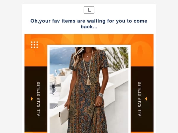 Oh,your fav items are waiting for you to come back...