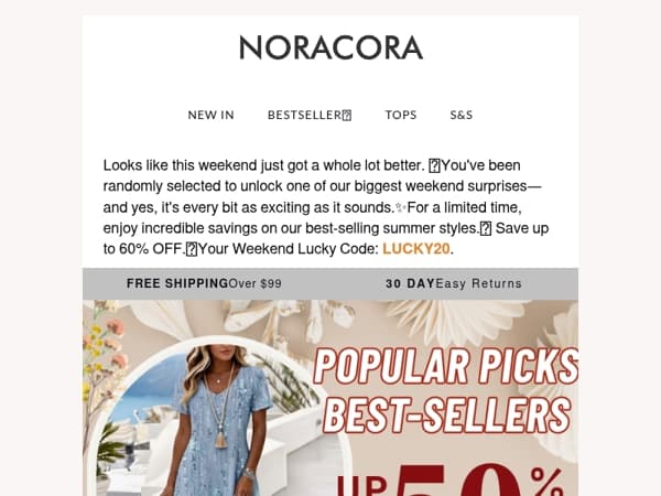 💌You've Been Picked for a Huge Weekend Surprise — Up To 60% Off!💫