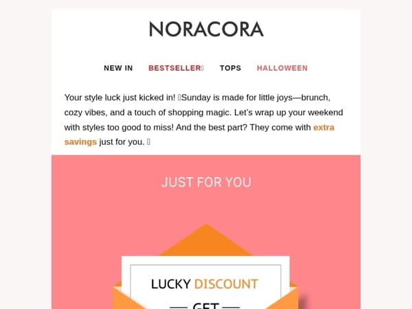 💌 Lucky You – Today's Chic Looks Come with Extra Perks! 🎉