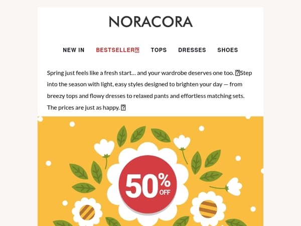 🌷 Springtime Chic — Fresh Styles, Happy Prices!