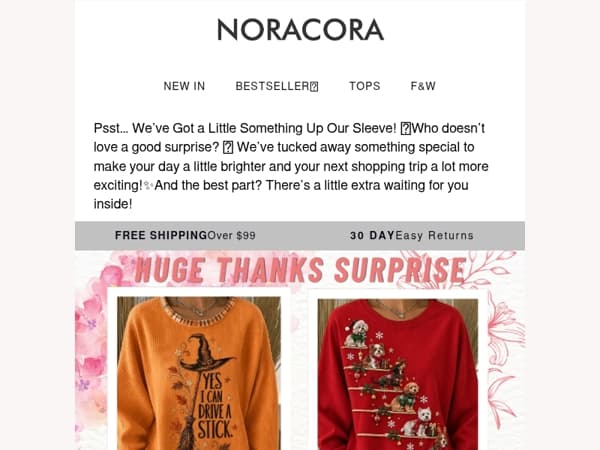 ✨ Good News! We Thought You'd Enjoy a Little Surprise!💫