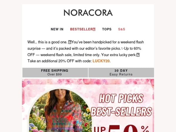 💌You've Been Picked for a Huge Weekend Surprise — Up To 60% Off!✨