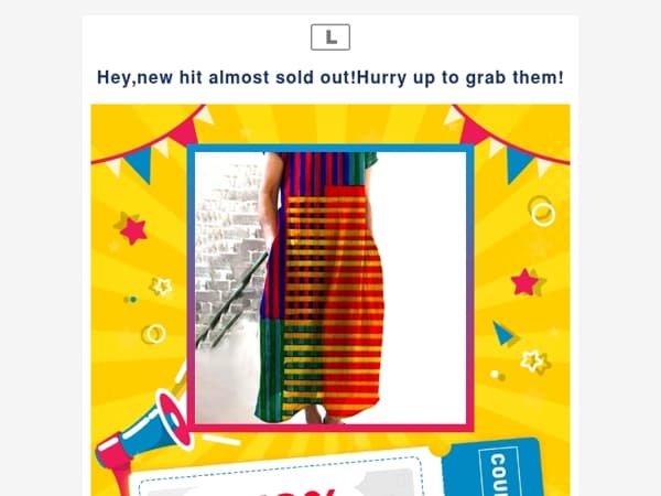 Hey,new hit almost sold out!Hurry up to grab them!