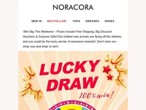 ✨Spin the Wheel of Luck – Shop & Win This Weekend!🎁Up To 60% Off!✨