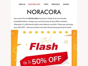 💟Breezy, Stylish, Essential – Must-Have Shirts Up to 50% OFF!😘