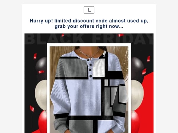 Hurry up! limited discount code almost used up, grab your offers right now...