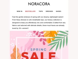 💐Spring's Gentle Embrace: Up To 50% OFF Breezy Clothing Loved by 1K+ Women!🥰