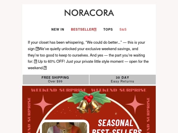 💎Unlock Your Exclusive Weekend Savings — Up to 60% OFF💫