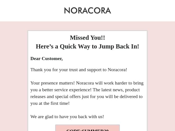 😍Hey pal, Noracora big surprise hit you!✌️