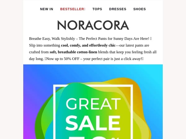 🏆 Comfort Meets Style – Your Favorite Pants Are Up to 50% OFF! 😍