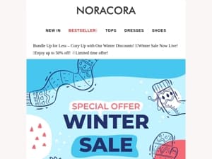 Stay Warm, Shop Smart – Winter Sale Now On! 🧥☃️Winter Essentials with up to 55% OFF!🌟