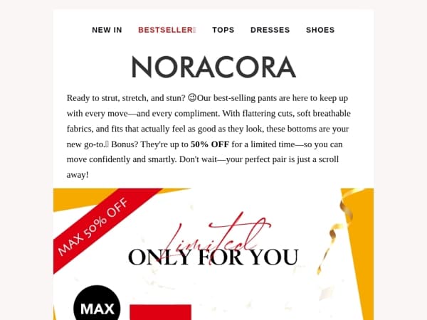 😉 Move with Confidence – Stylish Pants Now Up to 50% OFF!🌟