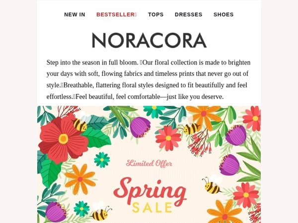 🌸 Pretty Prints, Effortless Fits – Discover Your Floral Favorites! Up to 50% OFF!🌼