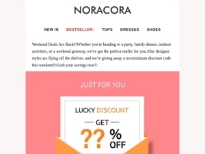 Weekend Wonders, Unbeatable Deals!🎉Shop the Best Styles Now and Save Up to 50%! 😍