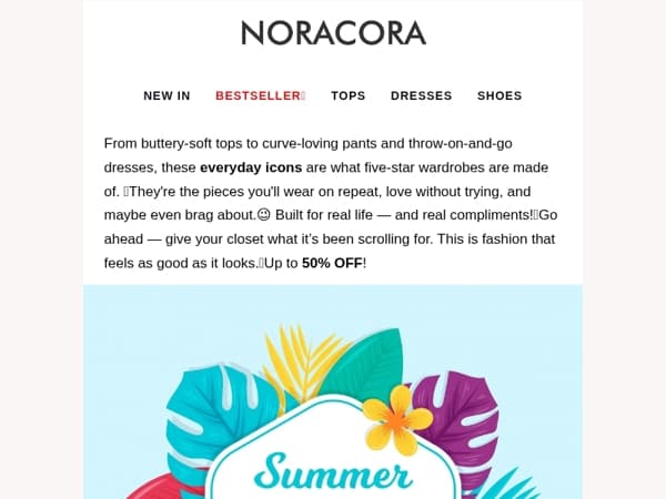 🌟 Top-Rated, Feel-Great Fashion – Save Up to 50% on Everyday Icons!💖