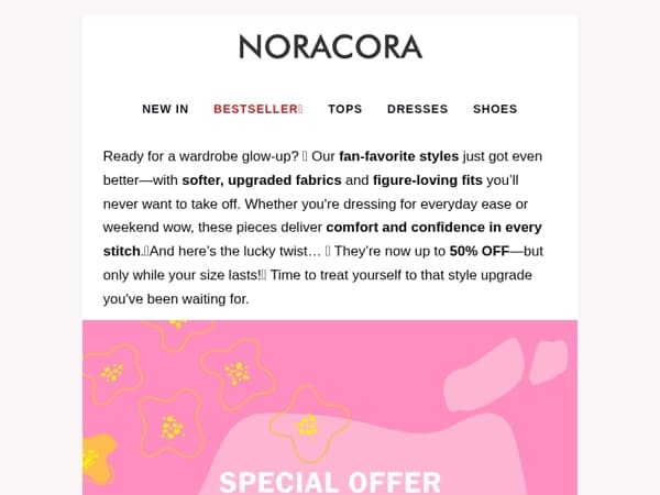 🌟 Closet Upgrade Incoming – Fan-Favorite Picks Now Up to 50% OFF! 💖