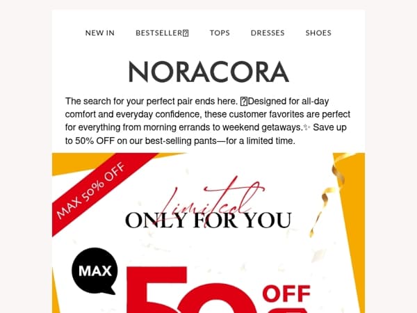 💖 Find Your Perfect Pair — Save Up to 50% OFF✨